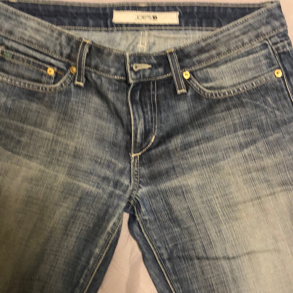Acid wash denim jeans